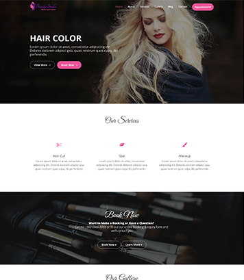 Beauty Studio - Beauty, Spa & Saloon charismatic free WordPress Theme