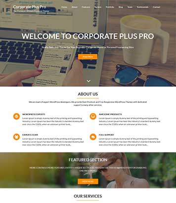 Corporate Plus Pro - Premium Business & Corporate WordPress Theme