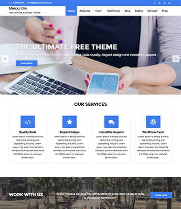 Mercantile Multipurpose WordPress Theme
