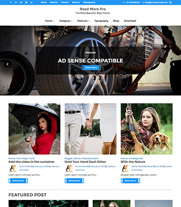 Read More Pro - Premium WordPress Theme, Creative, Beautiful, Flexible